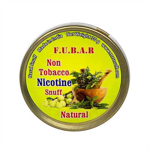 Fubar Non Tobacco Nicotine Snuff 30g